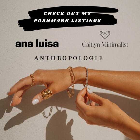 Anthropologie Petra Gold Drop Threader Earrings - Picture 4 of 4